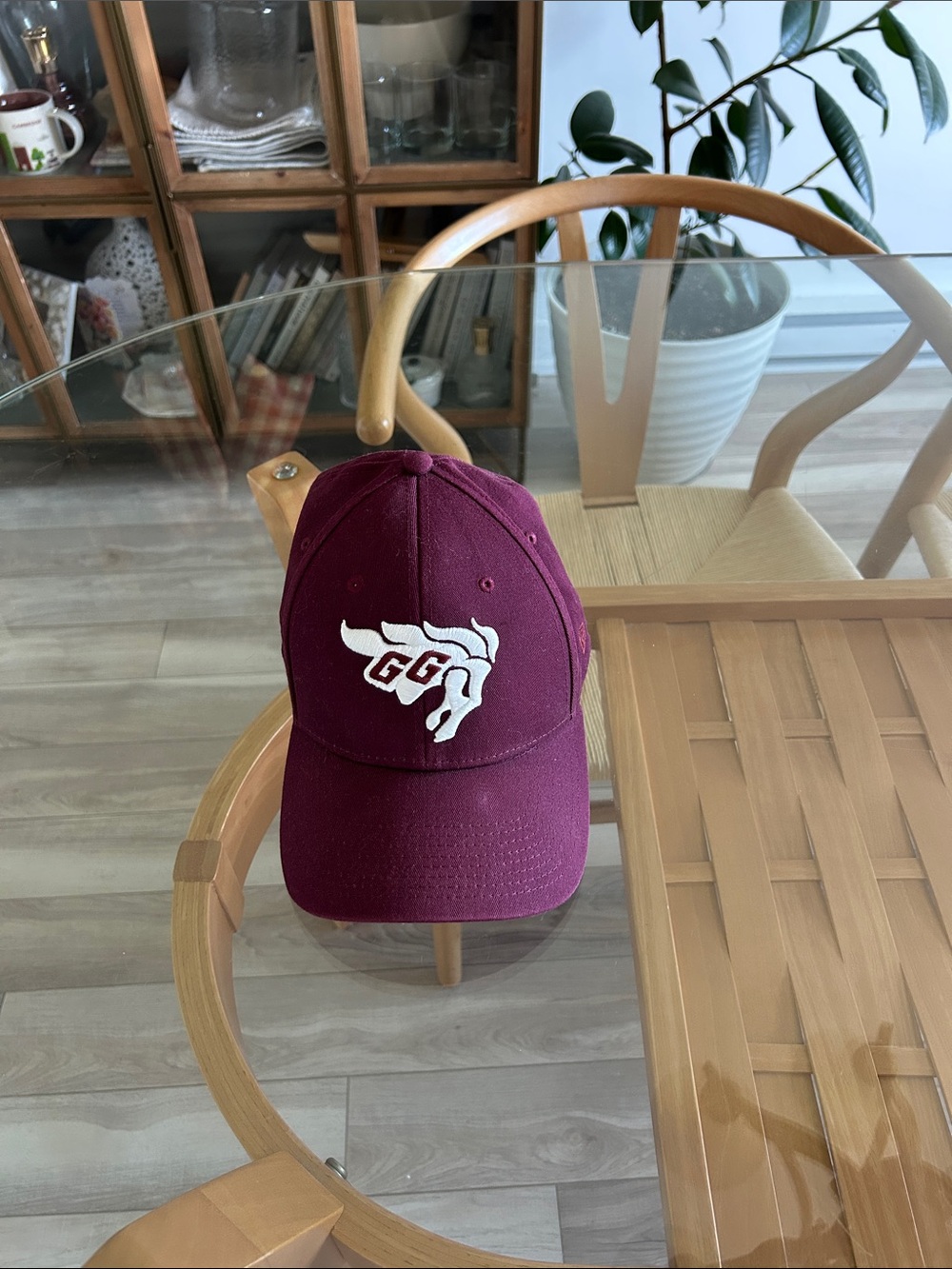 Ottawa Gee-Gees Garnet Baseball Cap Embroidered Logo